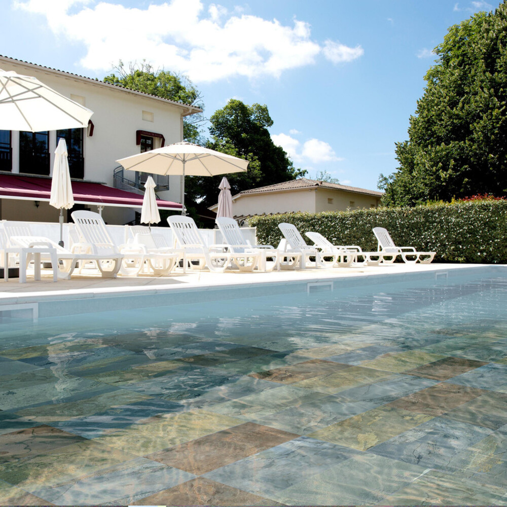 carrelage aspect pierre pour piscine annette carrelage narbonne