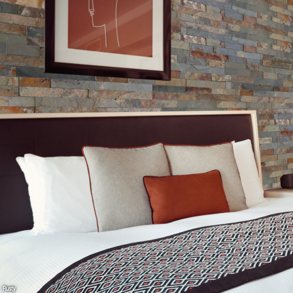 Parements muraux fins Gris, Rusty, Green bali, Scabas annette carrelage narbonne