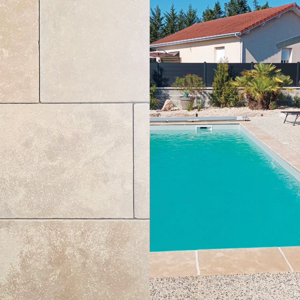 margelle intérieur et exterieur Atlas beige annette carrelages narbonne